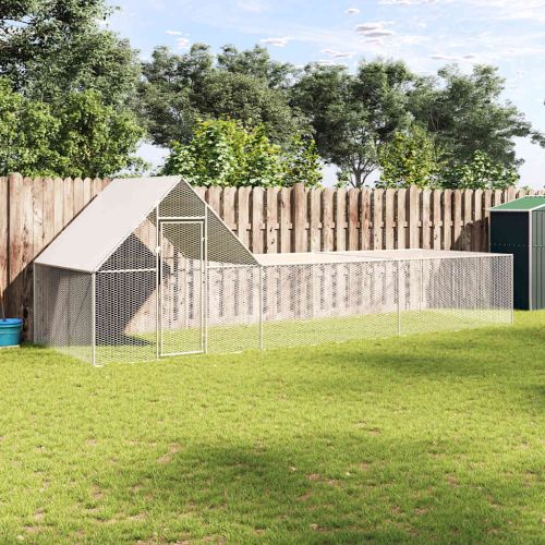 Птичарник, 6x2x2 м, поцинкована стомана