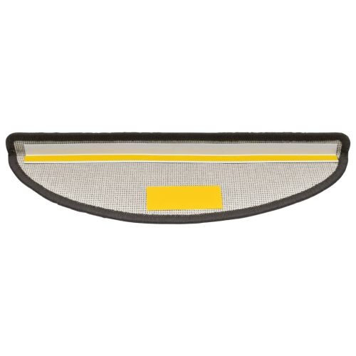 Изтривалки за стълби, 10 бр., 56x17x3 см, тъмносиви, полукръгли