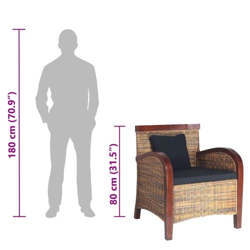 Кресло, ръчна изработка, ратан