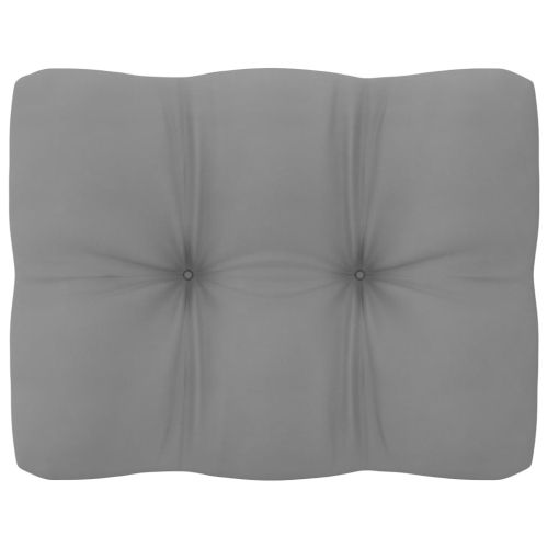 Градински лаундж комплект 5 части с възглавници бор масив