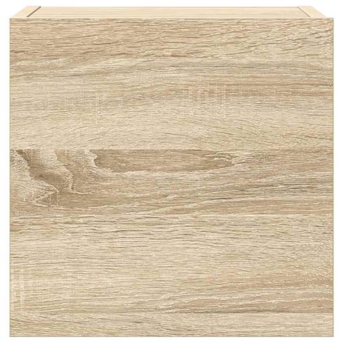 Комплект ТВ шкафове от 7 части, сонома дъб, инженерно дърво7