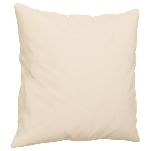 Комплект дивани 3 части с възглавници бежов плат микрофибър