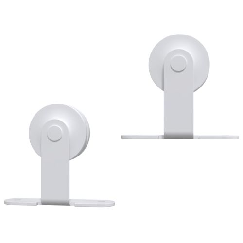 Плъзгаща врата с монтажни части, 80x210 см, борово дърво масив