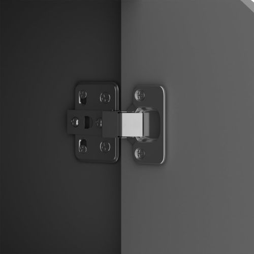 Сайдборд, сив, 60x30x72 см, инженерно дърво