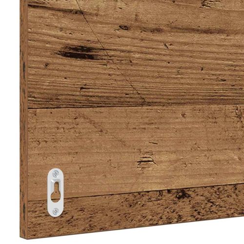 Комплект мебели за баня 2 pcs Старо дърво Инженерно дърво