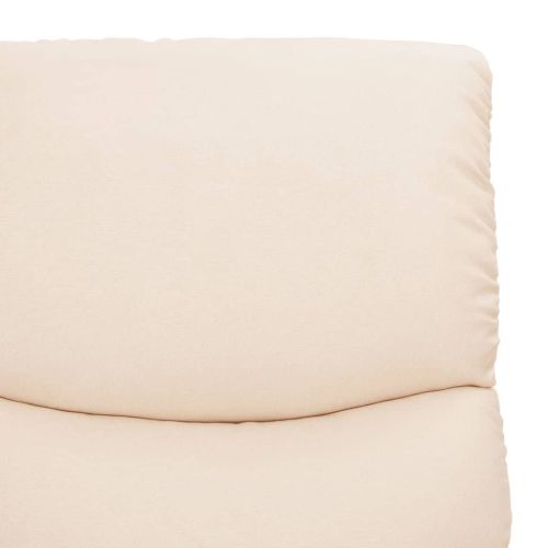 Изправящ стол, кремав, текстил