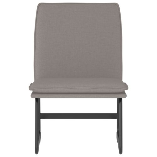 Стол шезлонг, таупе, 52x75x76 см, текстил