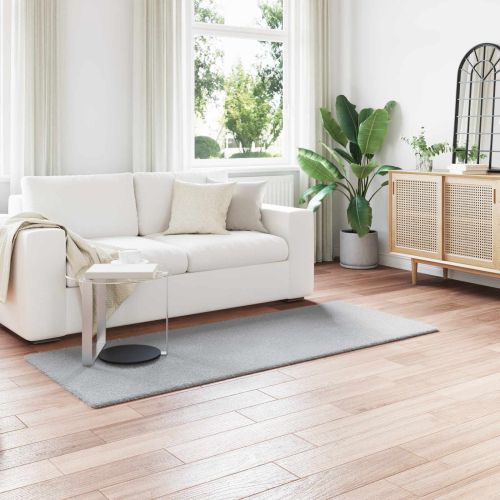 Килим с изкуствена заешка козина Olite Сив 100 x 200 cm