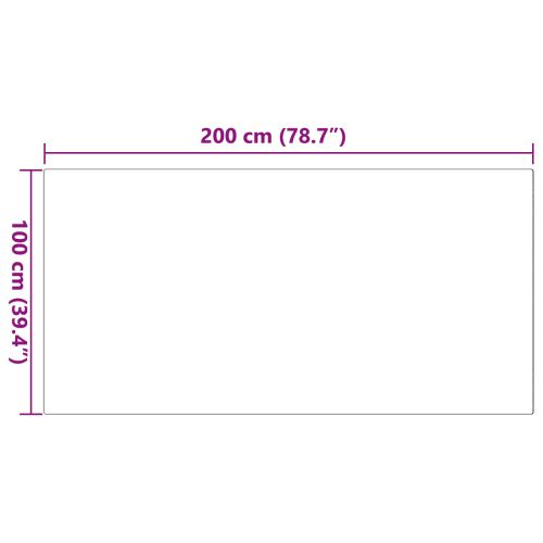 Килим с изкуствена заешка козина Olite Розово 100 x 200 cm