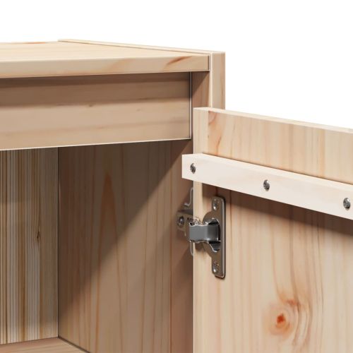 Стенен шкаф, 30x30x60 см, борово дърво масив