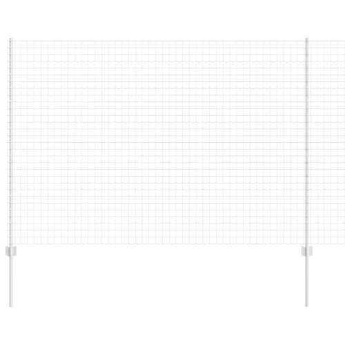Ограда и колче Сребрист 1,6 x 10 m Стомана