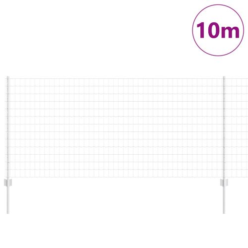 Ограда и колче Сребрист 1 x 10 m Стомана