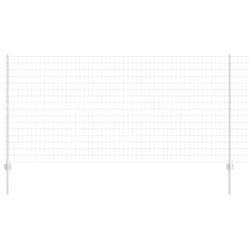 Ограда и колче Сребрист 1,2 x 10 m Стомана