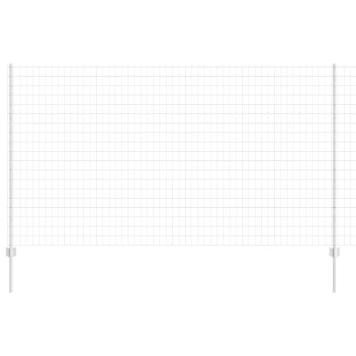 Ограда и колче Сребрист 1,4 x 10 m Стомана