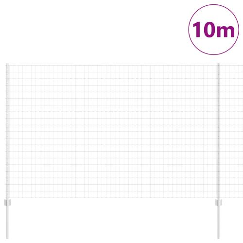 Ограда и колче Сребрист 1,6 x 10 m Стомана