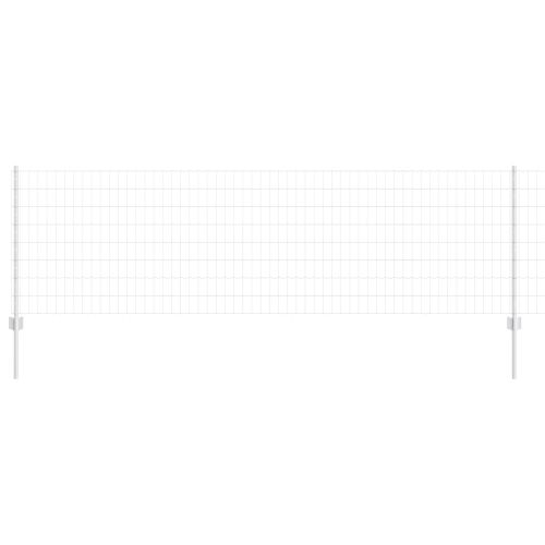 Ограда и колче Сребрист 0,8 x 10 m Стомана