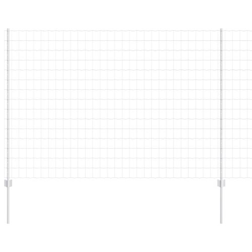 Ограда и колче Сребрист 1,5 x 10 m Стомана