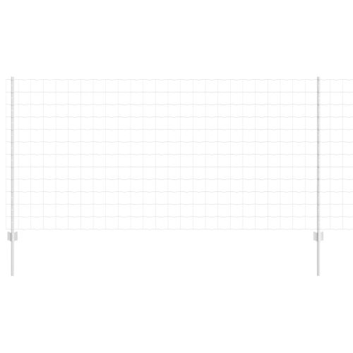 Ограда и колче Сребрист 1,2 x 10 m Стомана