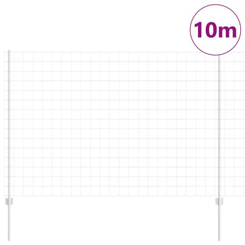 Ограда и колче Сребрист 1,6 x 10 m Стомана