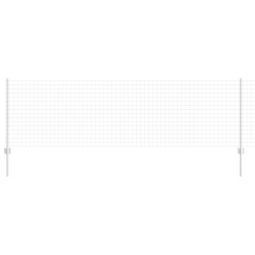 Ограда и колче Сребрист 0,8 x 25 m Стомана