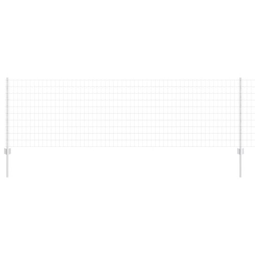 Ограда и колче Сребрист 0,8 x 25 m Стомана
