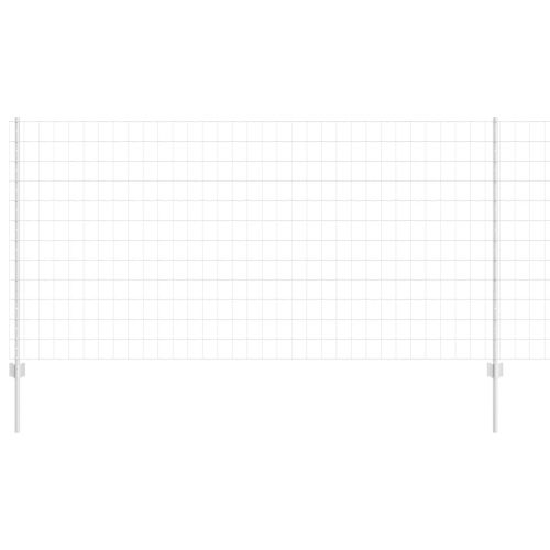 Ограда и колче Сребрист 1,2 x 25 m Стомана