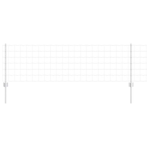 Ограда и колче Сребрист 0,6 x 25 м Стомана