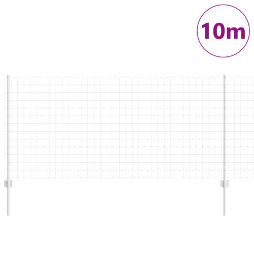 Ограда и колче Сребрист 1 x 10 m Стомана