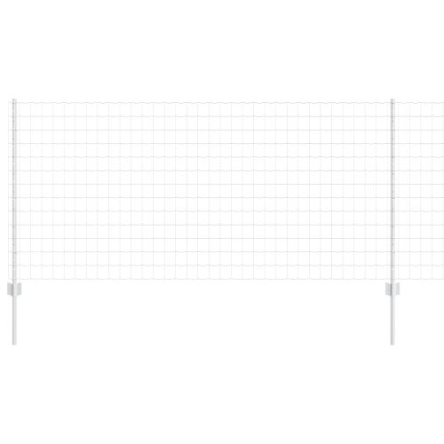Ограда и колче Сребрист 1 x 10 m Стомана