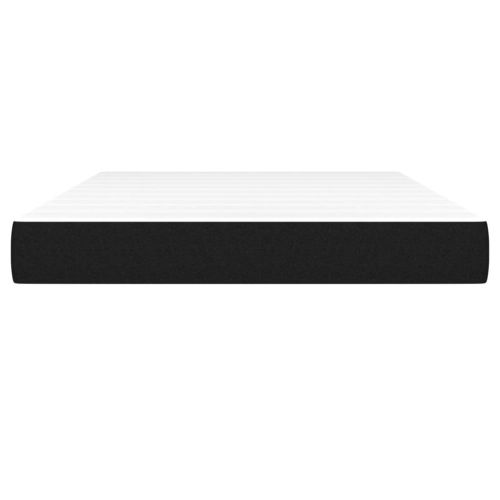 Матрак за легло с покет пружини черен 140x190x20 см плат