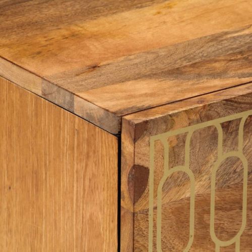 Нощно шкафче 50x33x62 см мангово дърво масив