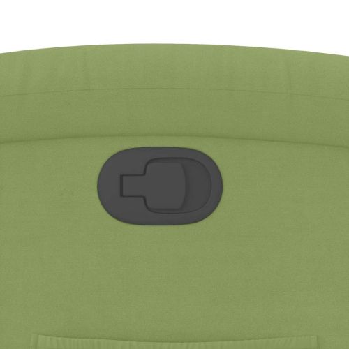 Реклайнер стол, светлозелено, кадифе