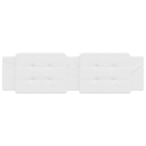 Мека табла за легло Zadar, бяла, 183 см, изкуствена кожа