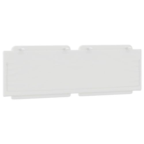 Мека табла за легло Zadar, бяла, 152 см, изкуствена кожа