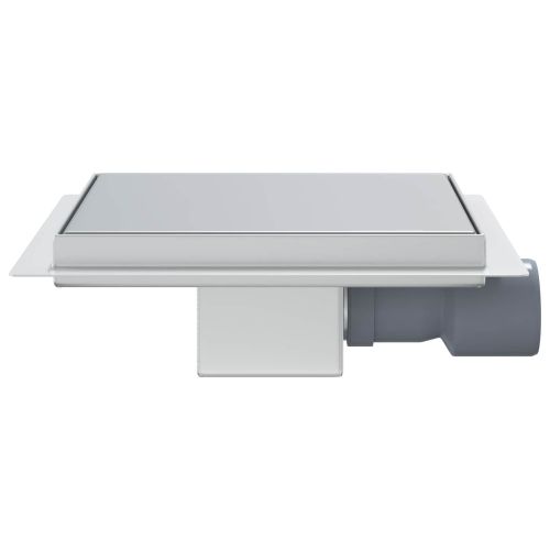 2 в 1 дренаж за душ Сребрист 20 x 20 cm Неръждаема стомана 304