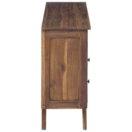 Служебен шкаф Кафяво 100 x 30 x 68 см Солидно тиково дърво