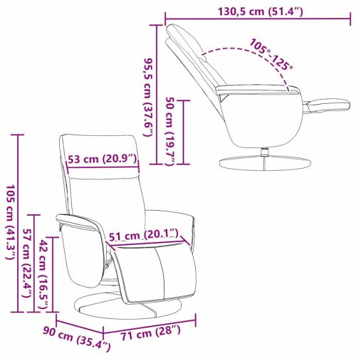 Стол с масаж Черно 71 x 90 x 105 см Изкуствена