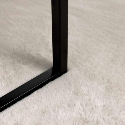 Килим с изкуствена заешка козина Olite Бежово 50 x 80 cm