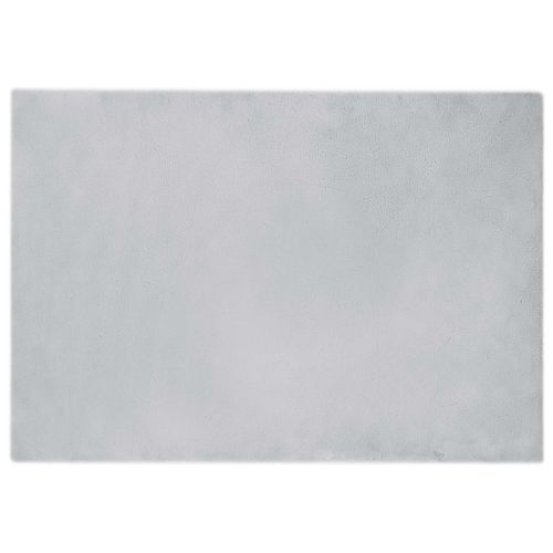 Килим с изкуствена заешка козина Olite Сив 160 x 230 cm