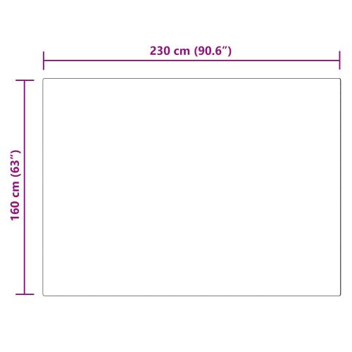 Килим с изкуствена заешка козина Olite Черно 160 x 230 cm