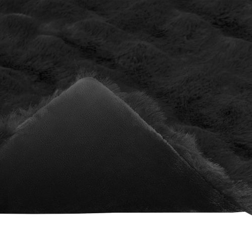 Пухено одеяло от зайче Черно 240 x 270 см Полиестер