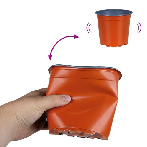 Цветна саксия 200 pcs Керамика Ø 15 x 12.5 см Пластмаса