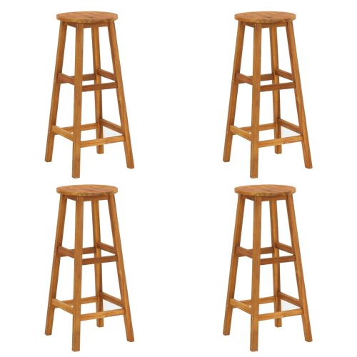 Градински бар комплект от 7 части, акация масив