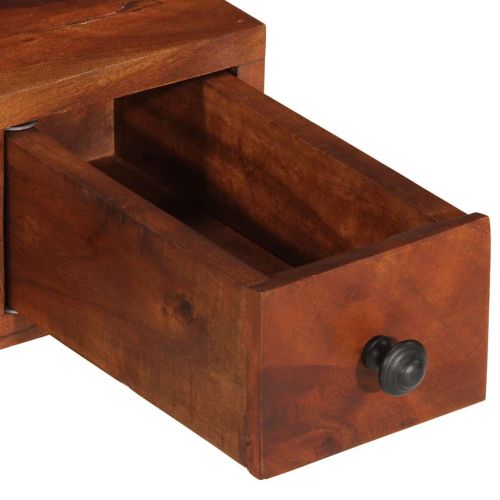 Стенно огледало с чекмеджета Масивна дървесина Акация