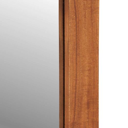 Стенно огледало с чекмеджета Масивна дървесина Акация