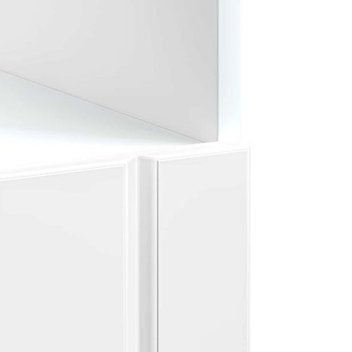 Шкаф за фурна, Lucca, бял гланц, инженерно дърво