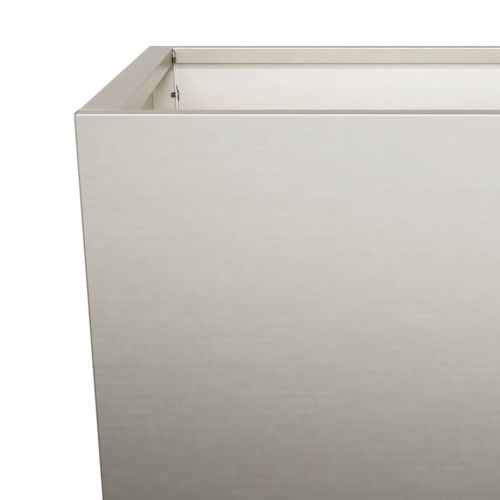 Градинска саксия 35x35x75 cm от атмосферна стомана