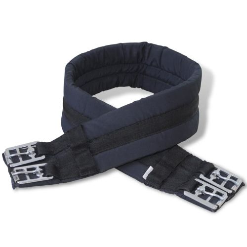 К-т за яздене със седло от естествена кожа, черен 17,5", 12 см, 5 в 1