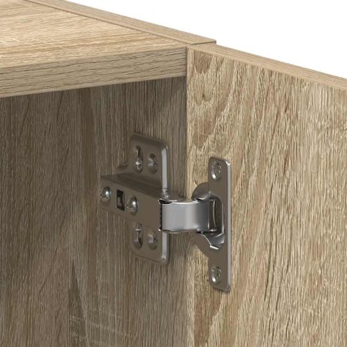 Шкаф за пералня, дъб сонома, 64x24x190 см, инженерно дърво