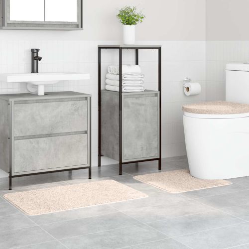 Комплект антислип килими за баня 3 pcs Крем ПП